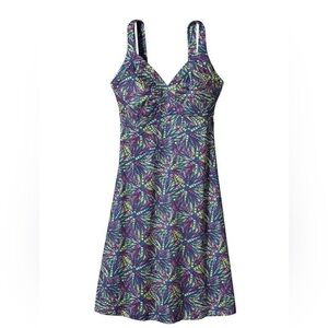 Patagonia Women's Minette Dress Size Medium in Big Congo Glass Blue